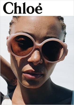 Chloé Eyewear Square-Frame Cut-Out Detail Sunglasses