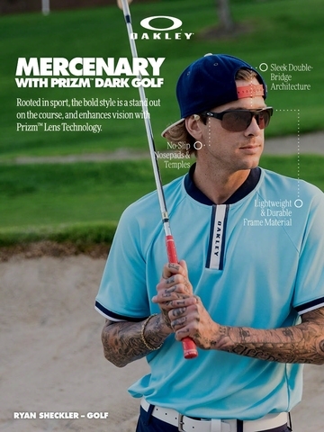 oakley mercenary golf