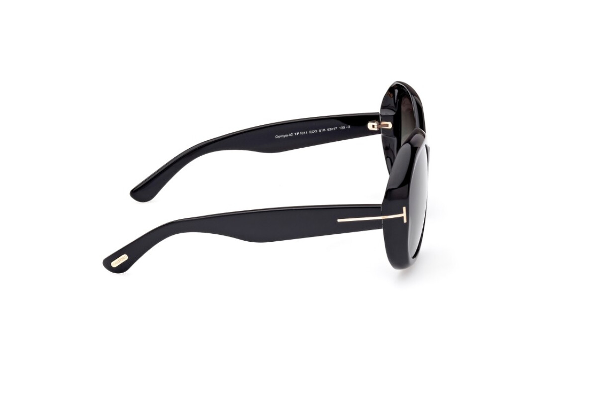 Sunglasses Woman Tom Ford Georgia-02 FT1011 01B