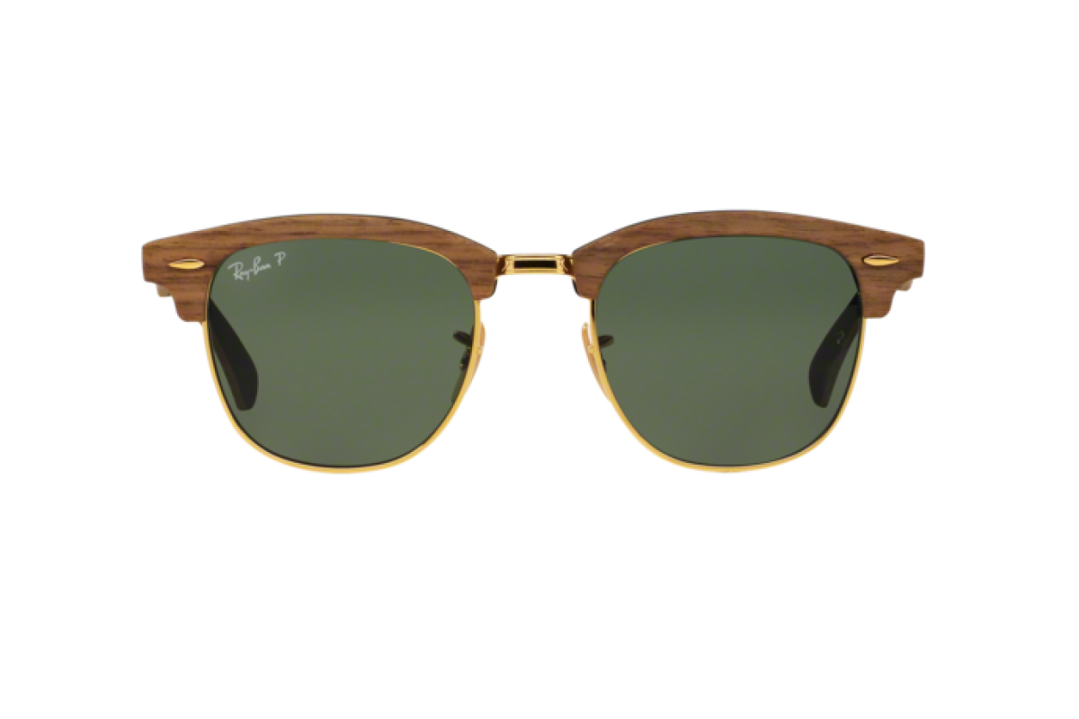 Occhiali da sole Unisex Ray-Ban Clubmaster Wood RB 3016M 118158