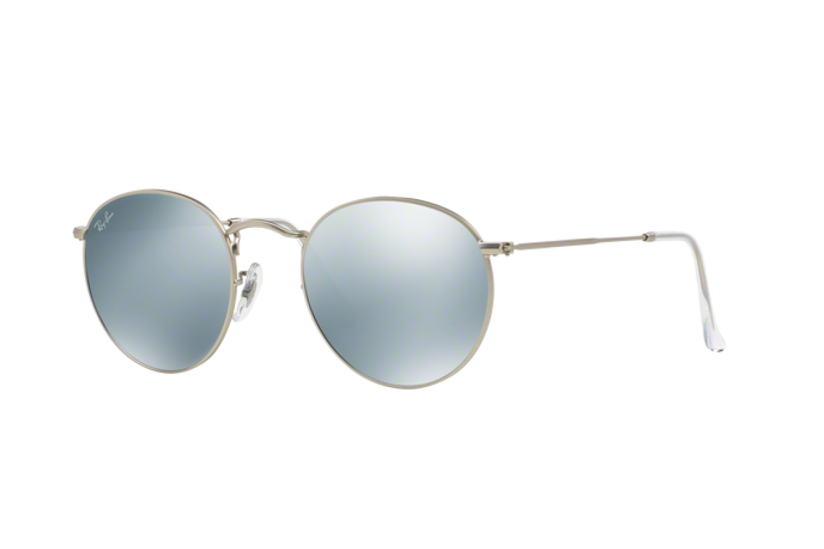 Sunglasses Unisex Ray-Ban Round Metal Flash Lenses RB 3447 019/30