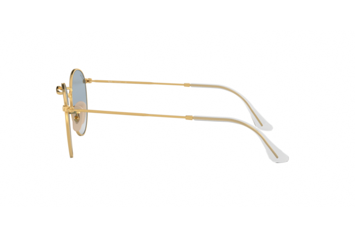 Sunglasses Unisex Ray-Ban Round Metal Flat Lenses RB 3447N 001/3F