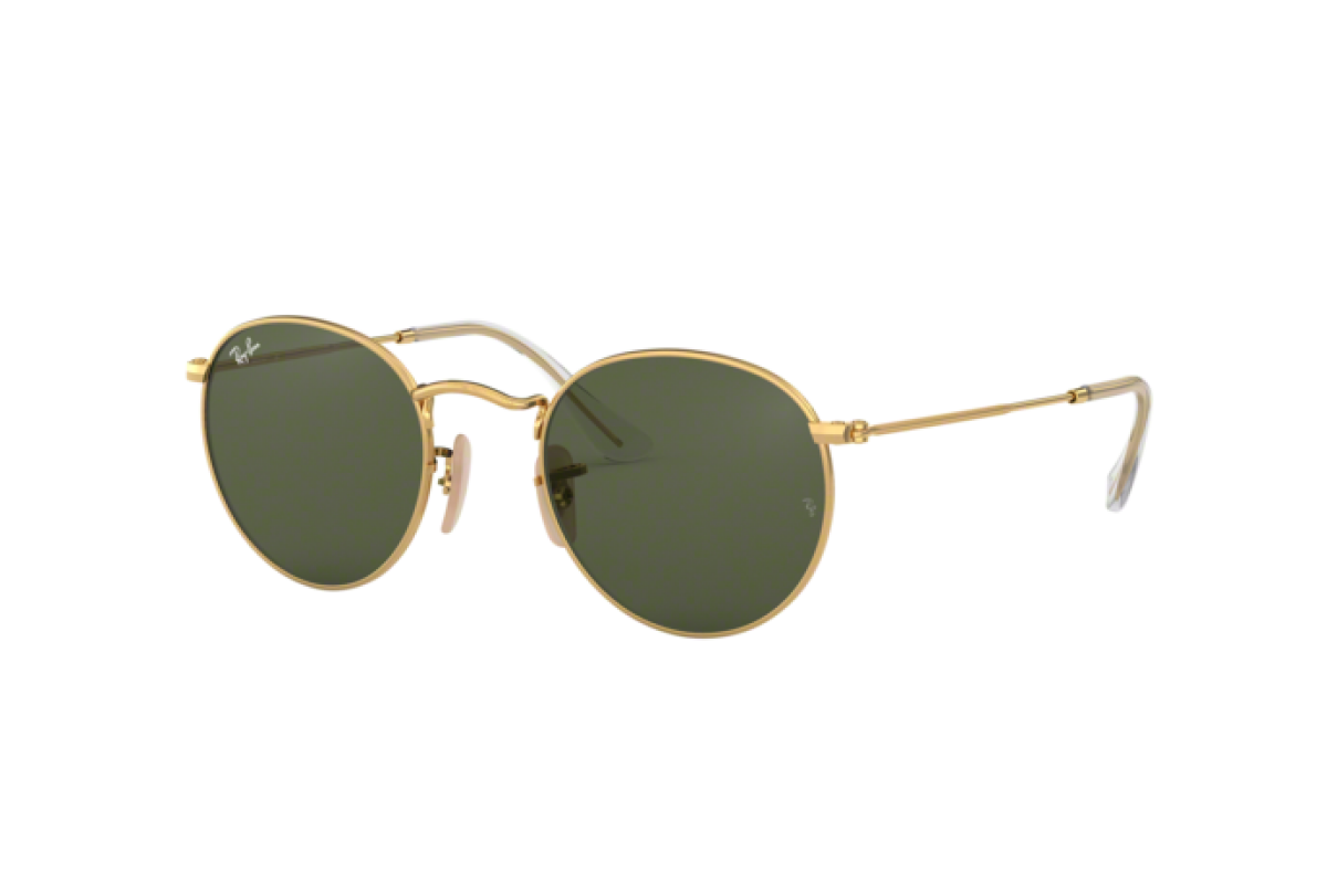 Zonnebrillen Unisex Ray-Ban Round Metal Flat Lenses RB 3447N 001