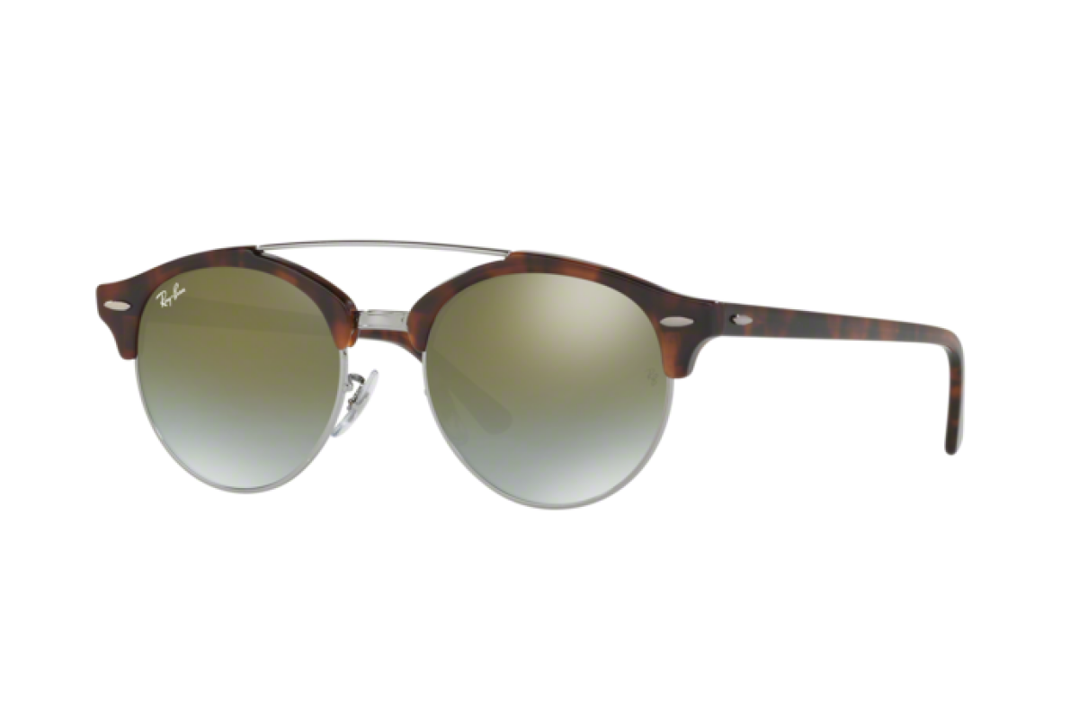 Occhiali da sole Unisex Ray-Ban Clubround Double Bridge RB 4346 62519J