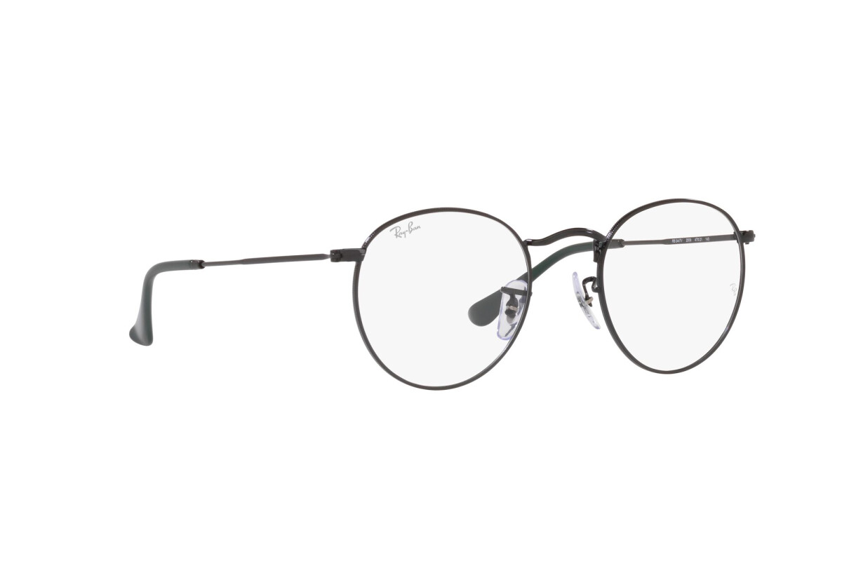 Eyeglasses Unisex Ray-Ban Round Metal RX 3447V 2509