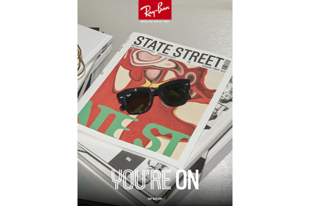 СОЛНЦЕЗАЩИТНЫЕ ОЧКИ унисекс Ray-Ban State street RB 2186 901/31