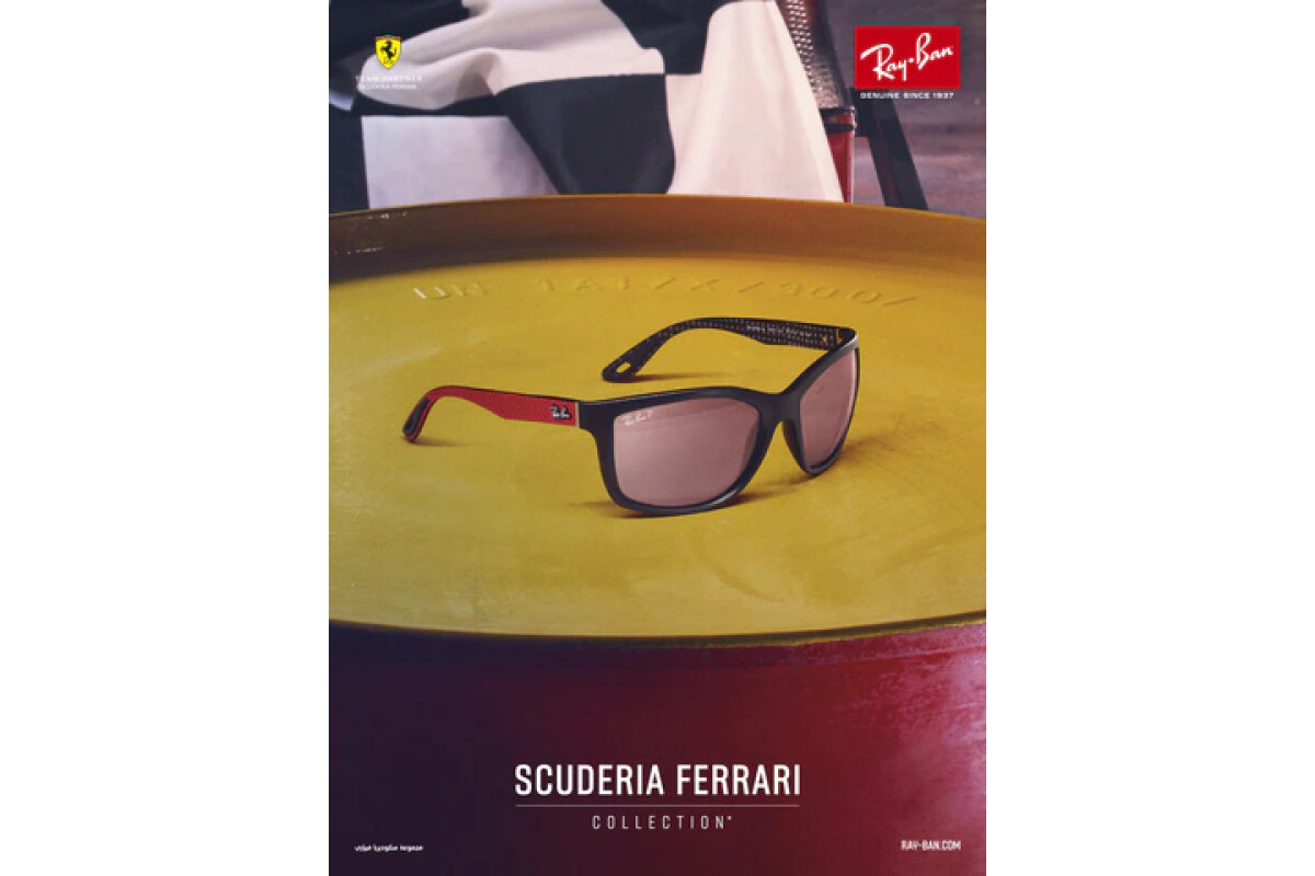 Occhiali da sole Unisex Ray-Ban Scuderia Ferrari Scuderia Ferrari RB 8356M F647H2