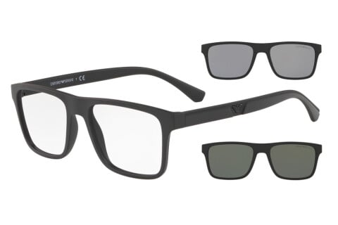 Eyeglasses Emporio Armani EA 4115 (58011W) + Clip on