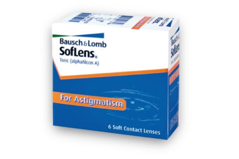 SofLens 66 Toric - Lenti a contatto mensili per astigmatismo (6 lenti)