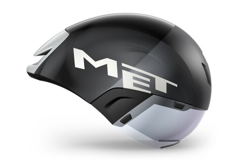 Fahrradhelm MET Codatronca nero metallizzato opaco lucido 3HM119 NO1