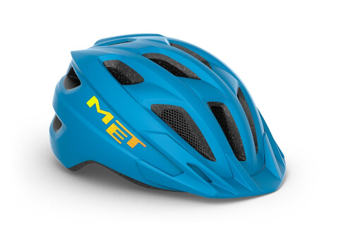 Bike helmet MET Crackerjack ciano opaco 3HM147 CI1