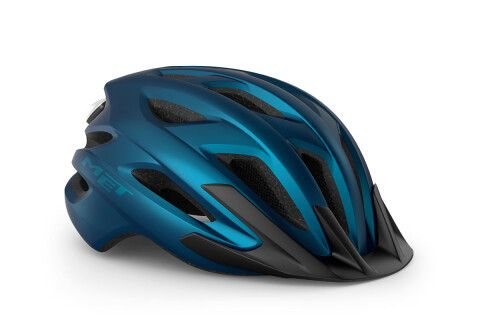 Bike helmet MET Crossover blu metallizzato opaco 3HM149 BL1