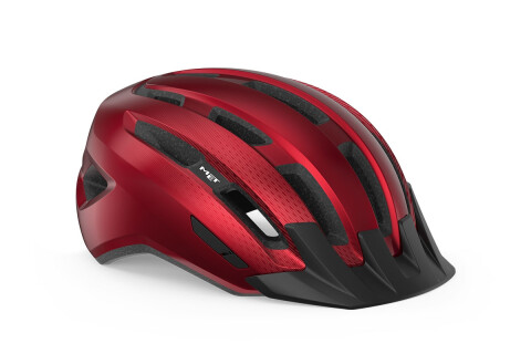 Fahrradhelm MET Downtown rosso lucido 3HM131 RO1