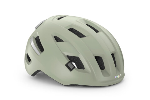 Bike helmet MET E-mob moss gray opaco 3HM153 GY1