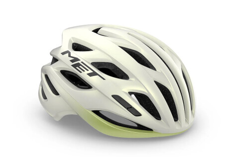 Bike helmet MET Estro mips vanilla ice lime opaco 3HM139 WH1