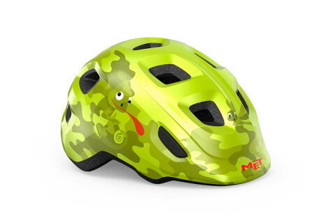 Мотоциклетный шлем MET Hooray lime camaleonte lucido 3HM144 LC1