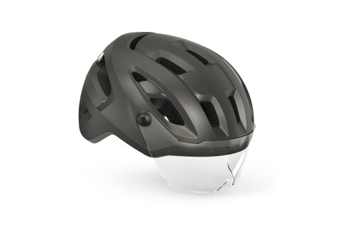 Bike helmet MET Intercity mips titanio metallizzato opaco 3HM141 GR1