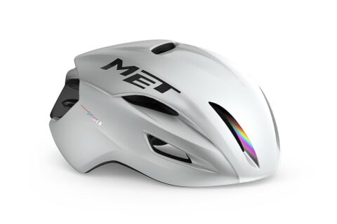 Мотоциклетный шлем MET Manta mips bianco olografico lucido 3HM133 BI1
