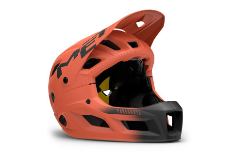 Bike helmet MET Parachute mcr mips rust black opaco 3HM120 RD1