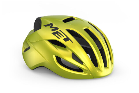 Bike helmet MET Rivale mips lime metallizzato lucido 3HM132 GI2