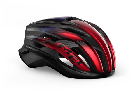 Мотоциклетный шлем MET Trenta 3k carbon mips rosso iridescente lucido 3HM146 RO1
