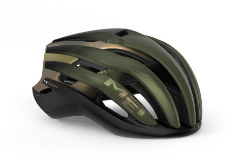 Мотоциклетный шлем MET Trenta mips verde oliva iridescente opaco 3HM126 VE1