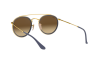 Sonnenbrille Ray-Ban Round Double Bridge RB 3647N (001/9U)