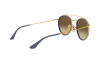 Lunettes de soleil Ray-Ban Round Double Bridge RB 3647N (001/9U)