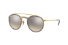 Sonnenbrille Ray-Ban Round Double Bridge RB 3647N (001/9U)