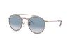 Occhiali da Sole Ray-Ban Round Double Bridge RB 3647N (90683F)