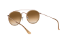 Occhiali da Sole Ray-Ban Round Double Bridge RB 3647N (907051)