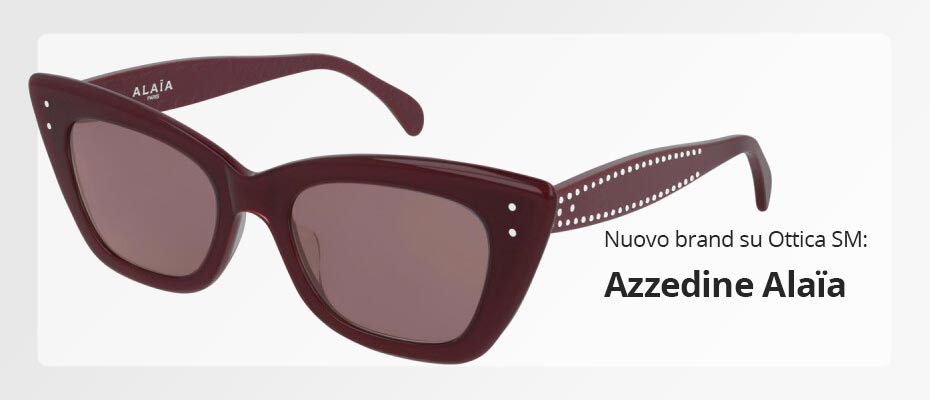 Azzedine Alaïa: occhiali da sole