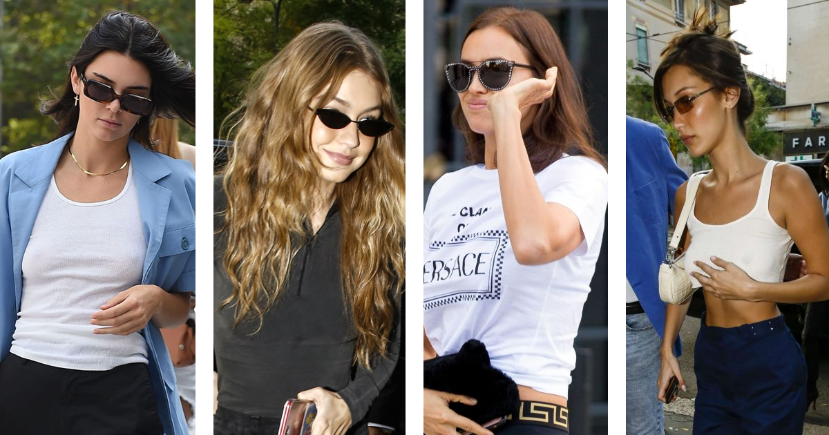 Gli occhiali da sole preferiti dalle modelle della Milano Fashion Week S/S 2019
