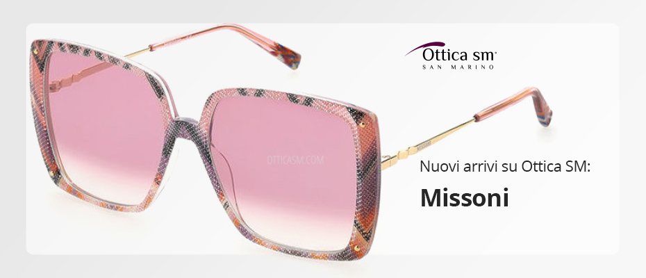 [Nuove Collezioni 2020] Missoni: Occhiali da sole e da vista