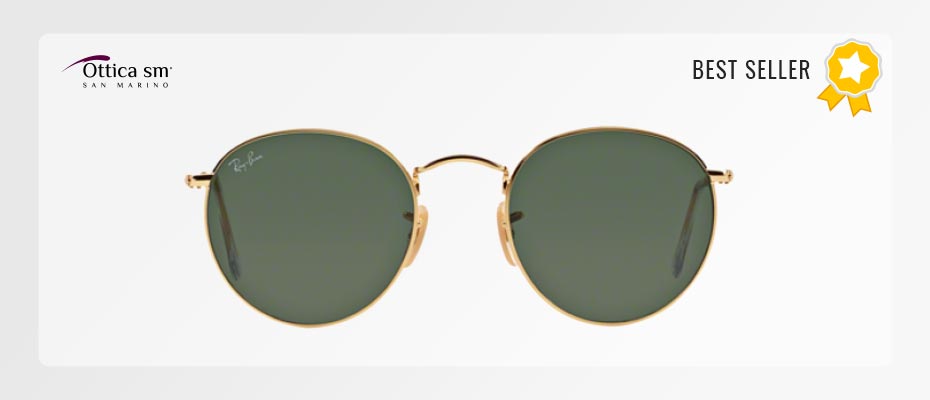 Ray-Ban RB 3447 Round Metal 