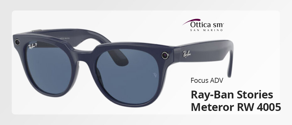 Ray-Ban Stories: occhiali da sole smart glasses Meteor RW 4005