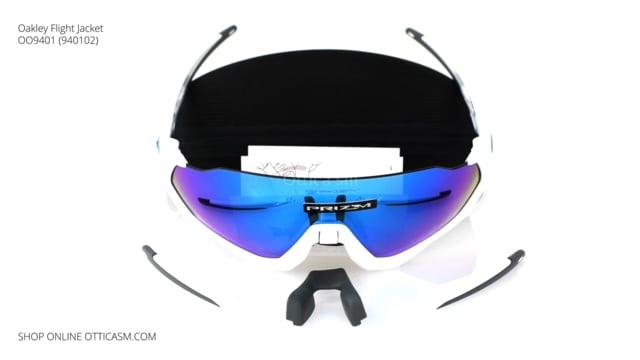 Sunglasses Oakley Flight jacket OO 9401 (940102) Man | Free