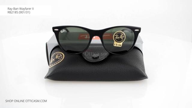 Ray-Ban II RB 2185 (901/31) Unisex Free Shipping Online