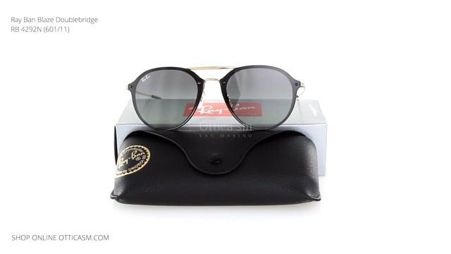 ray ban blaze double bridge black