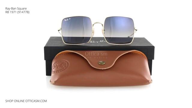 1971 square ray ban