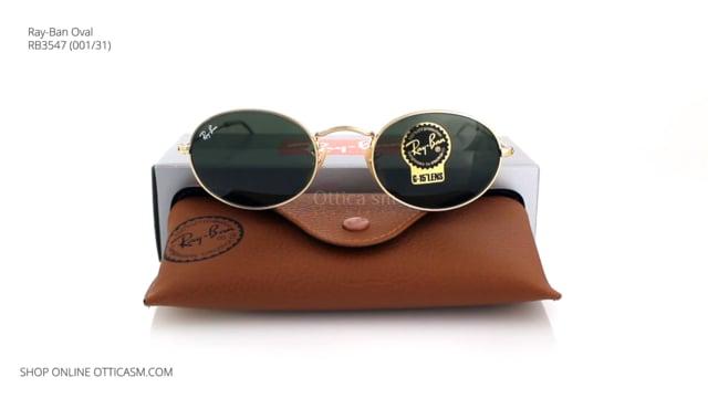 ray ban oval 3547